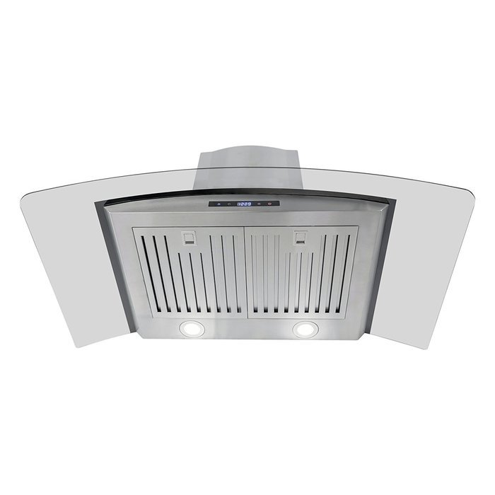 Cosmo COS-668AS900 36" Wall Mount Range Hood with Glass & Touch Controls N4