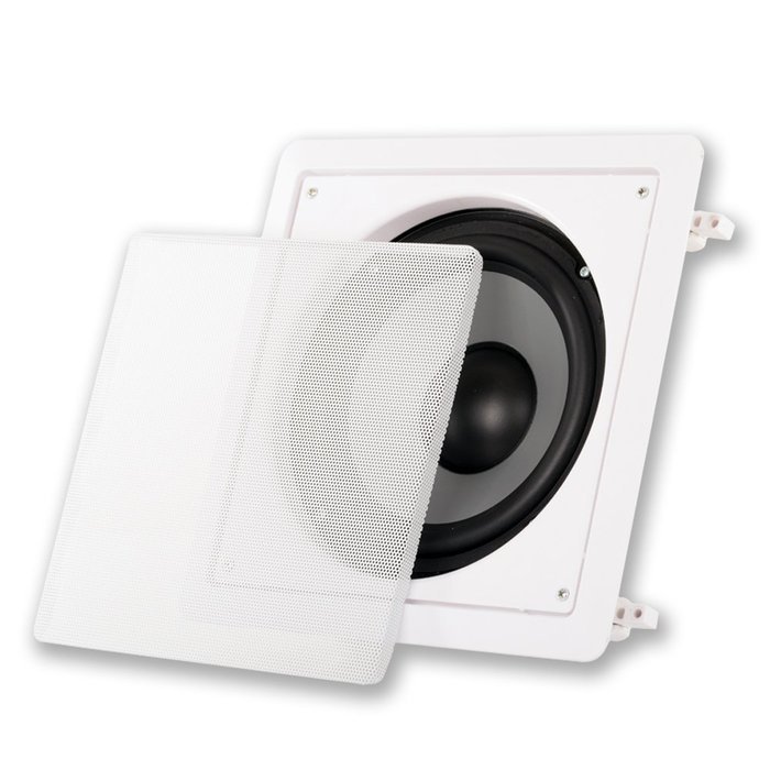 Acoustic Audio CS-IW8SUB 8" Home In-Wall Subwoofer and Amplifier Home Theater 250 Watts CS-IW8SUBA