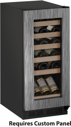 U-Line U1215WCINT00B 15" 1000 Series Wine Cooler with 24 Bottle Capacity, in Panel Ready N2