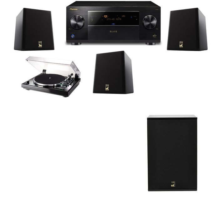 M&K Sound S150II Loudspeaker 3.1 Thorens TD-240-2 X12 Pioneer Elite SC-89