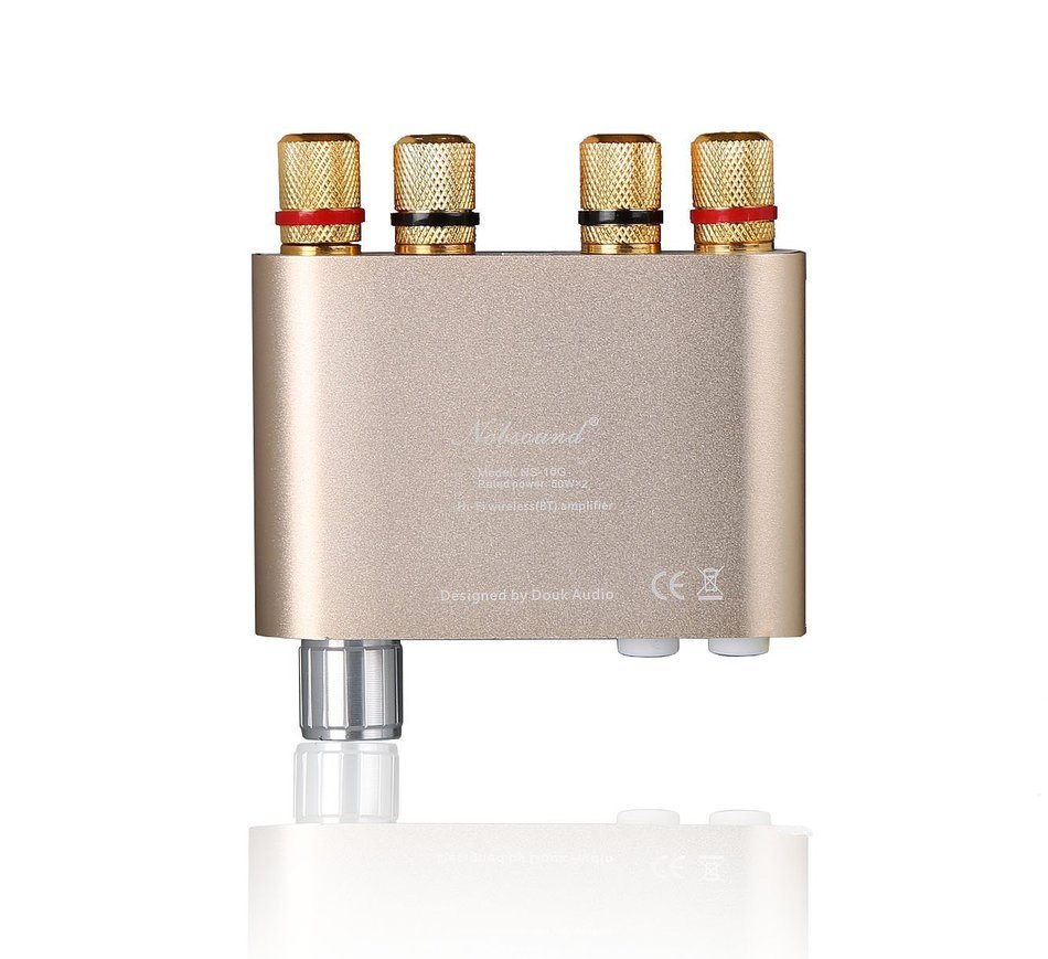 Nobsound NS-10G Mini Bluetooth 4.0 Digital Amplifier 100W HiFi Amp with Power Supply (Blue) N24