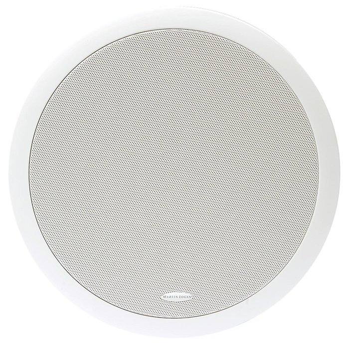 MartinLogan ML-67 Aimable Round In-Ceiling speaker, each(Paintable White) N3