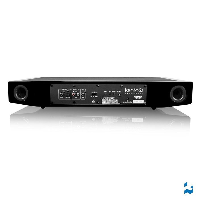 Kanto GSGB GRANDSTAND Soundbar Home Speaker (Gloss Black) N10