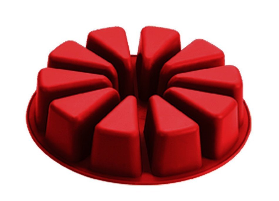15 Cavity Pyramid Shape Non Stick Silicone Baking Mould, Ideal for Cake, Dessert, Ice Cream, Chocolate, Fondant... N26