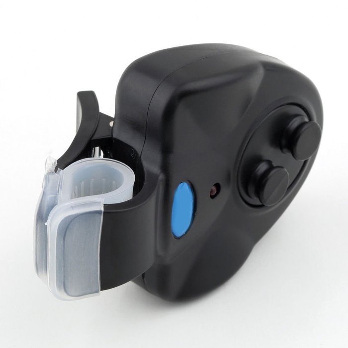 Small MINI Electronic Wireless ABS Fish Bite Alarm Sound Running LED Sensitive Mat indicator banding on the rod... N3
