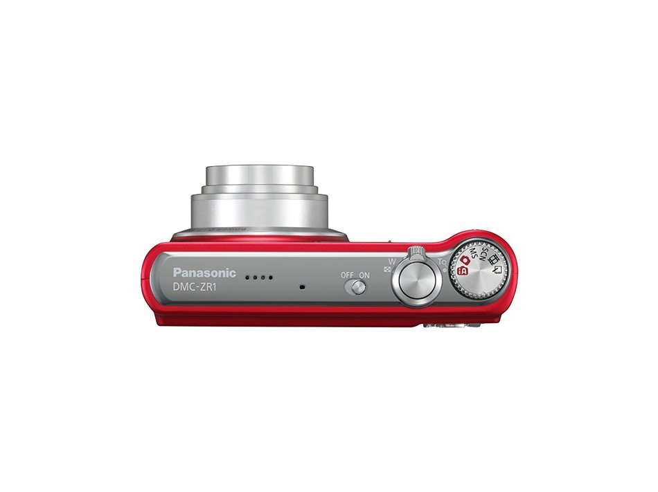 Panasonic Lumix DMC-ZR1 12.1MP Digital Camera with 8x POWER Optical Image Stabilized Zoom and 2.7 inch LCD (Red) N2