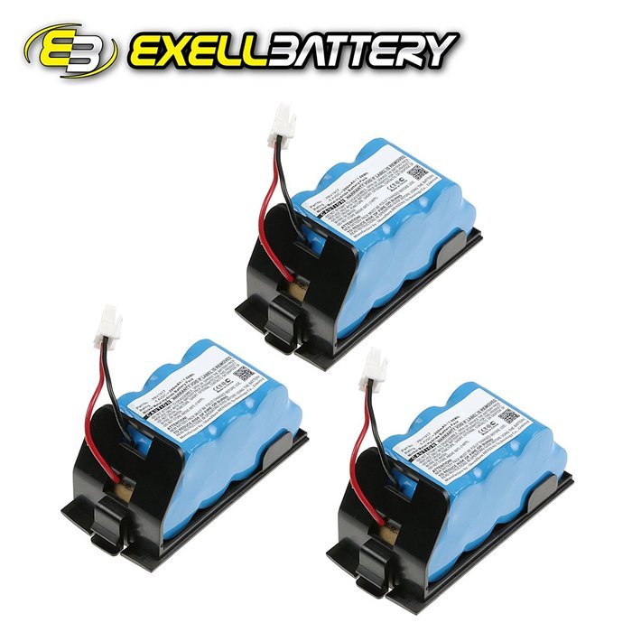 3x 8.4V Vacuum Battery Fits EURO PRO AP1172, AP1172N, V1917 Replaces XBV1917
