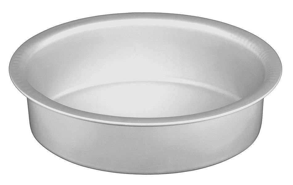 Fat Daddio's 16 x 12.5 x 2 Inch Oval Cake Pan with Solid Bottom