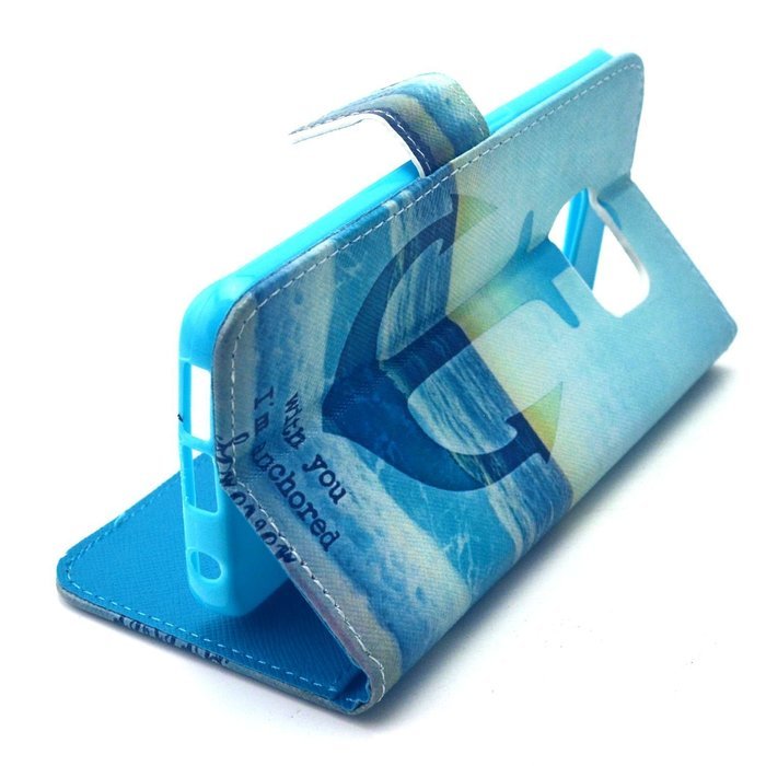 Galaxy S6 Edge Case, Firefish [Kickstand] [Cards Holder] Superb PU Leather Inner Bumper Flexible Slim TPU Magnetic... N33