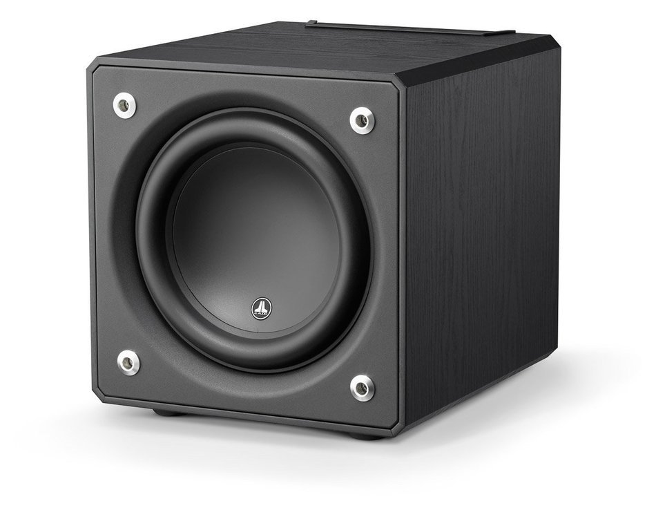 JL Audio E110 10" Powered Subwoofer (Black Ash) N3