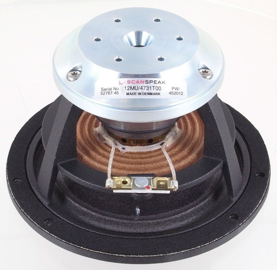 Scan-Speak Illuminator 12MU/4731T-00 4.5" Paper Cone Midrange, 4 ohm N2