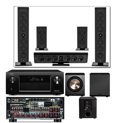 Klipsch Gallery G-28 5.1 Home Theater Sys-BIC Acoustech SUB and Denon AVR-X4000 IN-Command 7.2