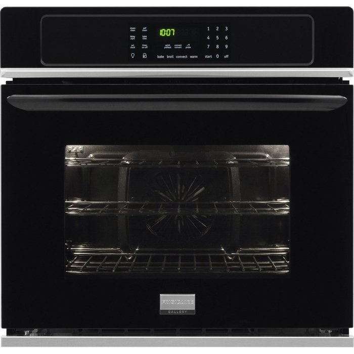 Frigidaire FGEW3065PB Gallery 30" Wide Single Electric Wall Oven with 4.6 cu. ft. Capacity in Black