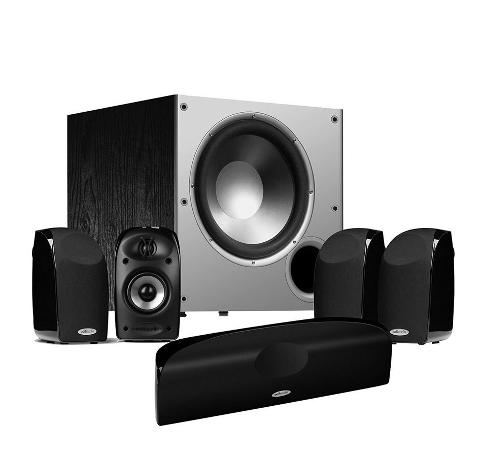 Polk Audio TL 1900 Blackstone 5.1-Channel Home Theater Speaker System N5