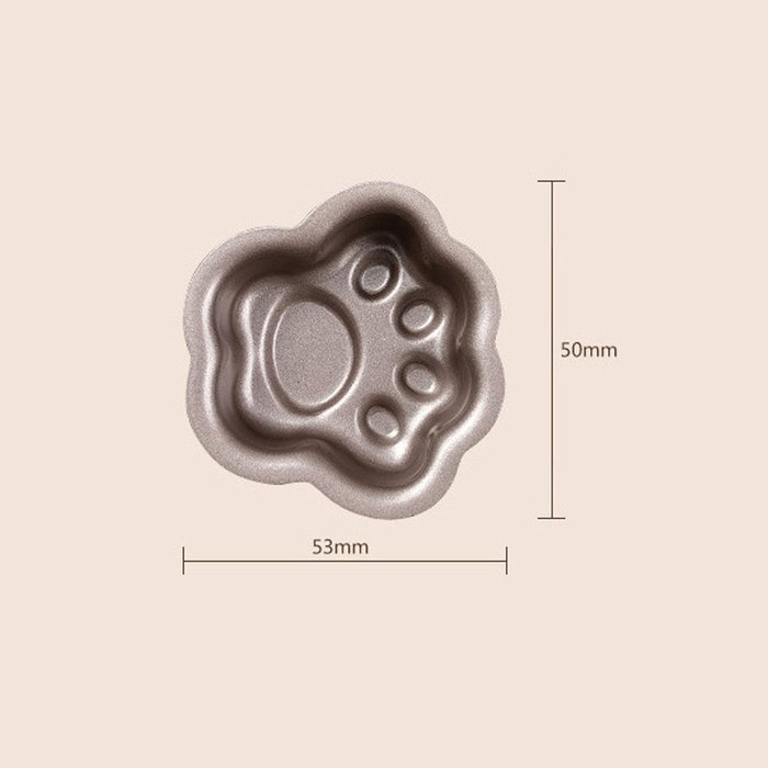 Cake Mold - Yiiho Non Stick Cat Paw Shaped Cake Mold Biscuit Pudding Mold 1 set N3