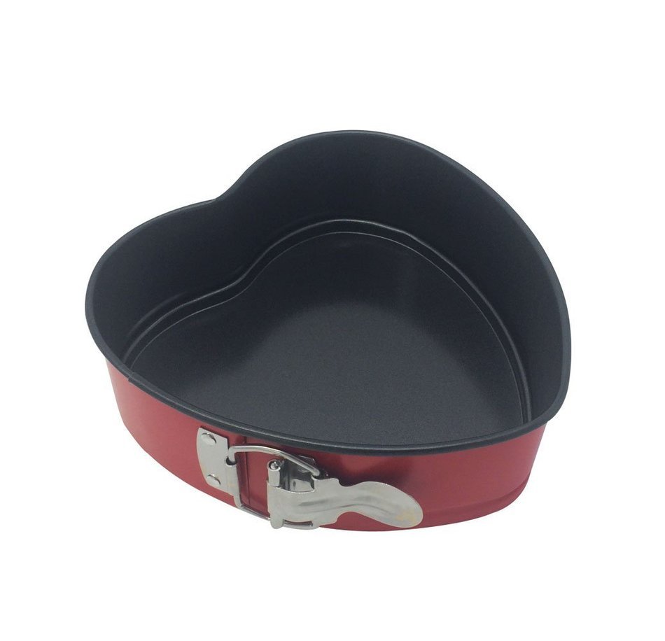 Springform Cake Pans 7" Heart Shape Lovely Bakeware N6