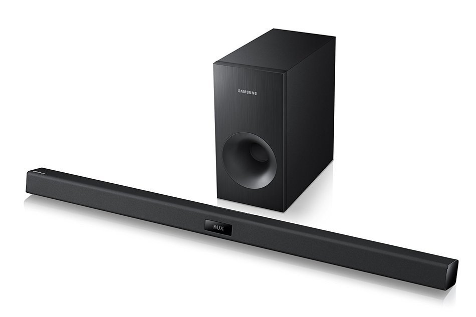 Samsung HW-F355 2.1 Channel 120 Watt Wired Audio Soundbar (2014 Model) N6