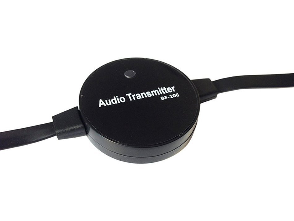 Alpharan Free Drive Good Compatible Bluetooth Audio Transmitter 3.5mm Interface Black Color N2