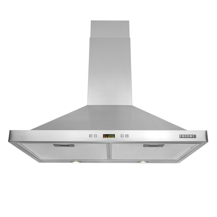 FIREBIRD 30" Wall Mount Stainless Steel Digital Display Push Button Control Kitchen Cooking Fan Powerful Range... N5