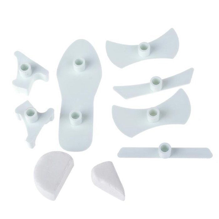 Dealglad&reg; 9 Pcs Lady High-Heeled Shoes Fondant Cake Sugar Craft Baking Cutter Mold N5