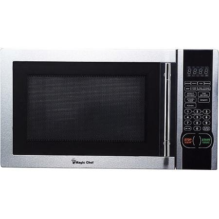 Digital Microwave, Stainless Steel 6 PreProgrammed, 1-touch Menu Buttons 1.1 Cu. Ft. N3