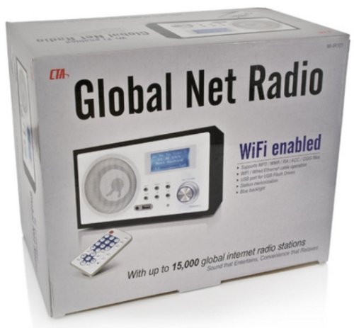 Cta Digital Global Net Internet Radio Alarm Clock N2