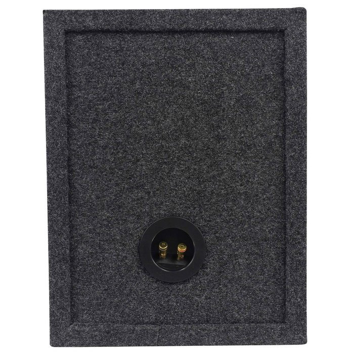Rockville RSQ12S 0.75 Cu Ft, Single 12" Sealed 3/4" MDF Car Sub Enclosure Box N3