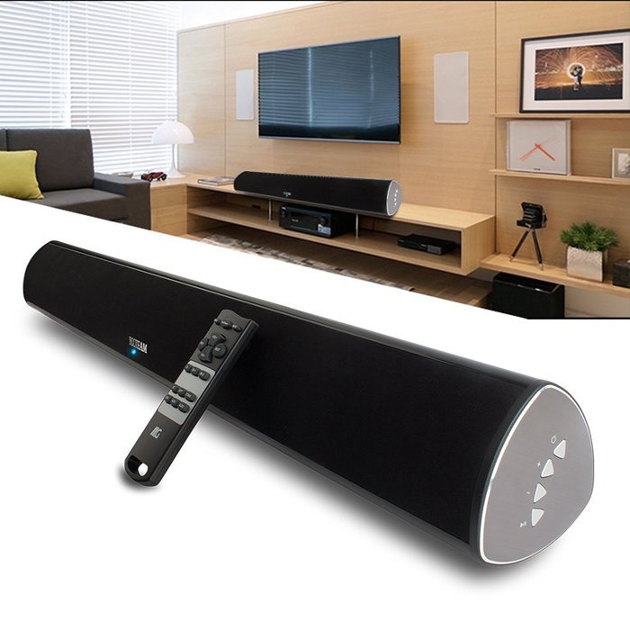 Upgraded Bluetooth 4.0 Soundbar,YCCTEAM 3D Surround System, 34-Inch 2.0 channel TV Sound Systems With Optical/... N2