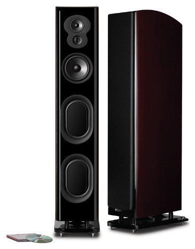 Polk Audio LSiM 707 Loudspeaker (Midnight Mahogany, Each) N5
