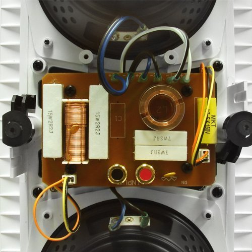 Pure Resonance Audio PRS-IW6500HT Home Theater In Wall LCR Speaker 80W 8 Ohms Pivoting Tweeter - SINGLE N6
