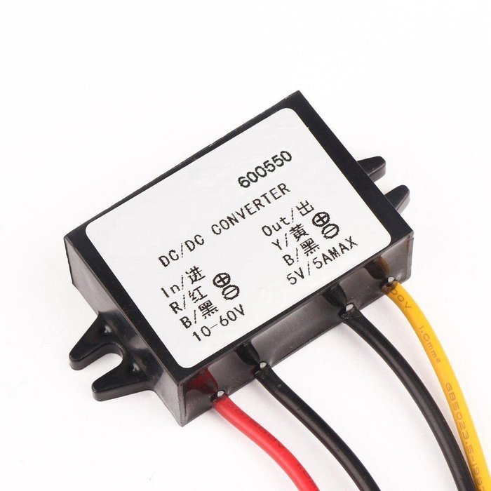 RioRand DC/DC Synchronous Buck Converter 10-60V 48V to 5V 5A 25.6W Power Supply Voltage Regulator N4