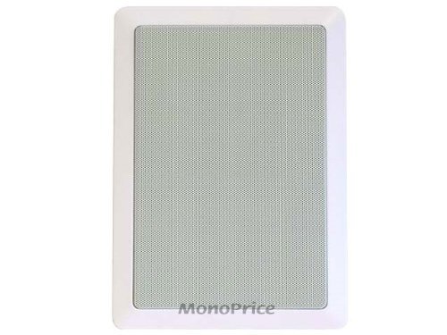 Monoprice 6-1/2 Inches Polypropylene 2-Way In-Wall Speakers (Pair) - 40W Nominal, 80W Max. N3