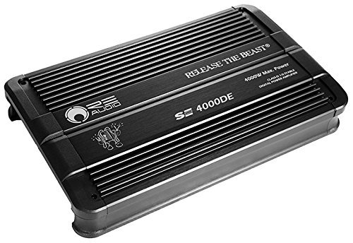 RE Audio SE4000DE 4000W Max SE Series Class-D 1-Ohm Stable Monoblock Amplifier