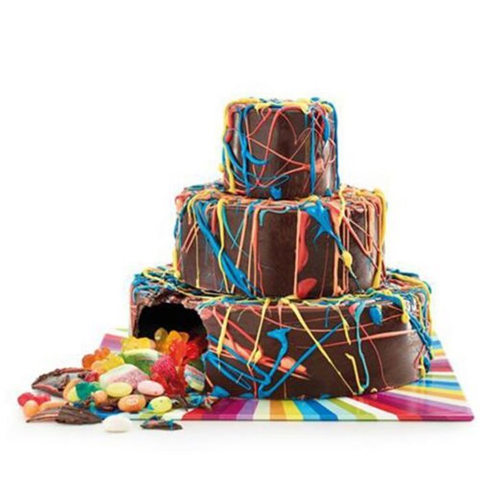 Platinum Silicone Multi-function 3 Tiers Cake Pan N4
