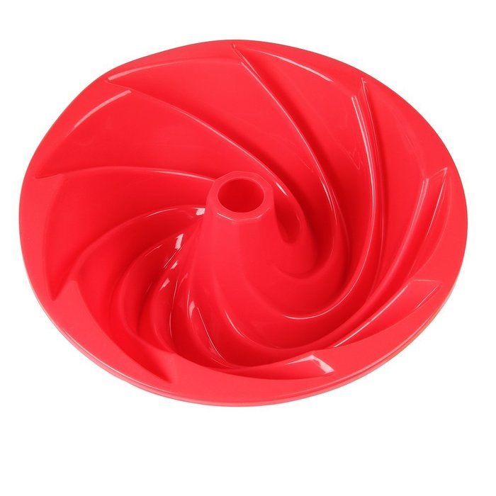 Freshlove Silicone Fluted Mold Bunt Pan-spiral (10*59 Inch)