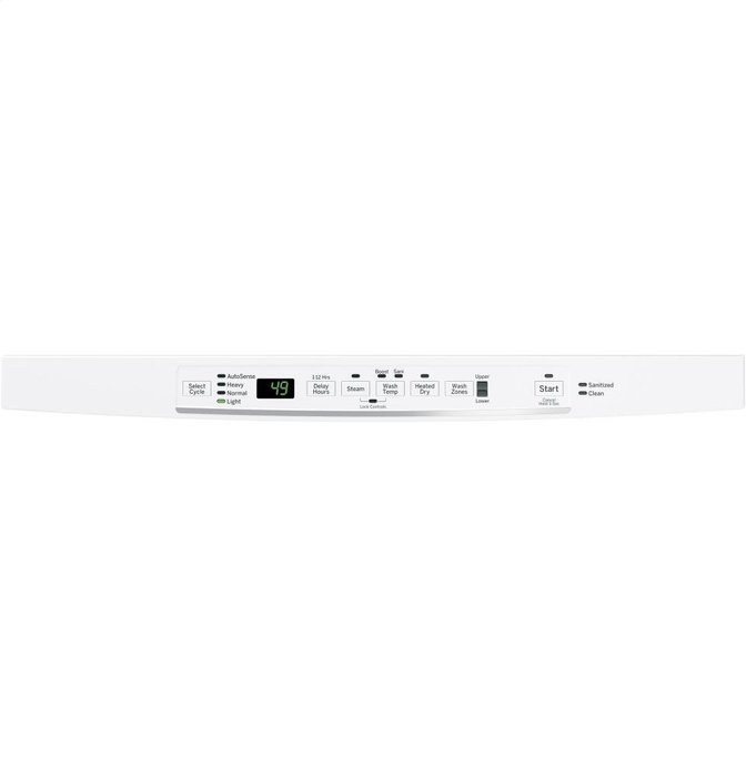 GE 24" White Built-In Dishwasher N19