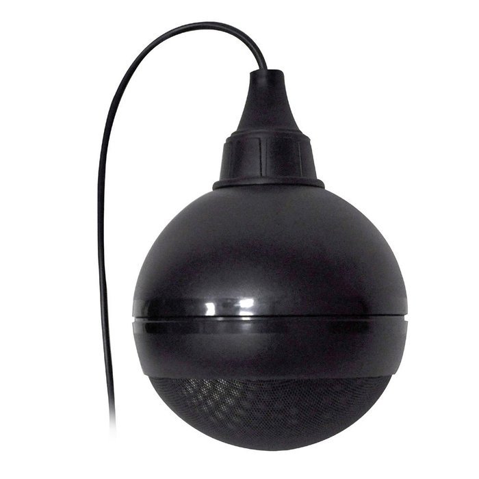 Pyle PBS50B 100 Watts Ceiling Hanging Mount 5-Inch Ball Pendent Speaker Without 70V Transformer (Black Color)