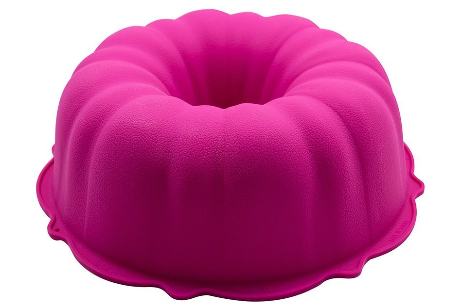 Marathon Housewares KW200012OR Premium Silicone Bundt Pans, Orange N11