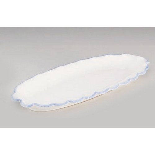 cake pan kbu759-25-712 [17.72 x 7.49 x 1.58 inch] Japanese tabletop kitchen dish Hiroshi heat Banko Blue Wave...