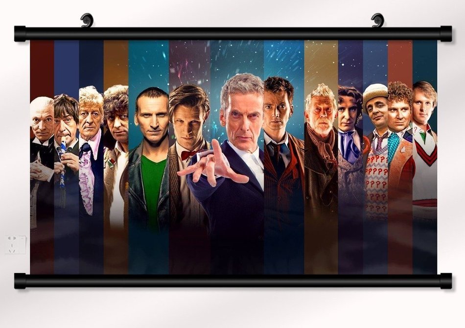 Doctor Who poster 40 inch x 24 inch / 21 inch x 13 inch by bribase shop N2