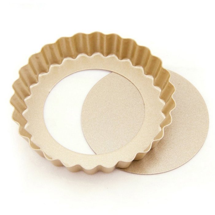 LOHOME&reg; 5 PCS Quiche Pan, Bakeware Nonstick Tart/Quiche Pans Cupcakes Torte Souffle Cheesecake Egg Tart Makers... N4