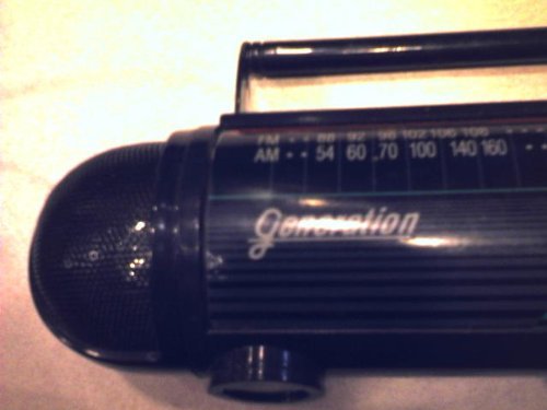 Retro-style Generation Am/fm Portable Boombox Radio-small Size Version N4