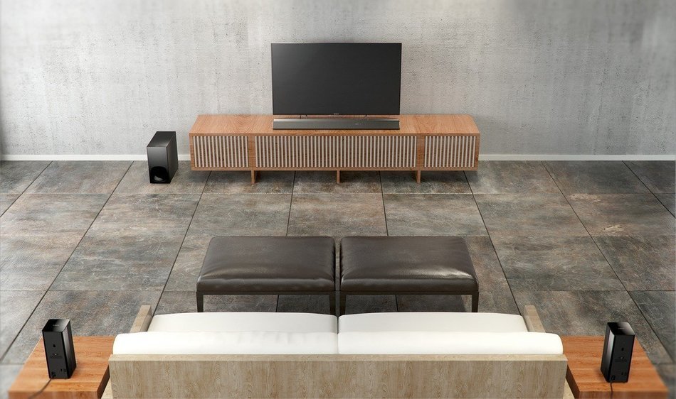 Sony HT-RT5 Soundbar with 2 Wireless Rear Speakers (550 W, S-Master HX, Clear Audio Plus, Dolby TrueHD, DTS-HD... N8