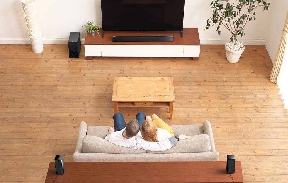 Sony HT-RT5 Soundbar with 2 Wireless Rear Speakers (550 W, S-Master HX, Clear Audio Plus, Dolby TrueHD, DTS-HD... N10