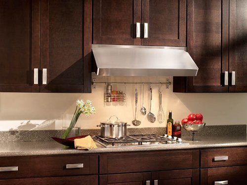36" Under Cabinet Range Hood with Multiple Exterior/In-Line Blower Options Variable Speed Rotary Control Halogen... N3