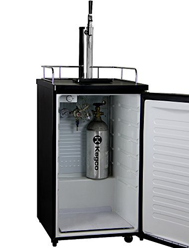 Kegco K199B-G Guinness&reg; Dispensing Kegerator with Black Cabinet and Door N2