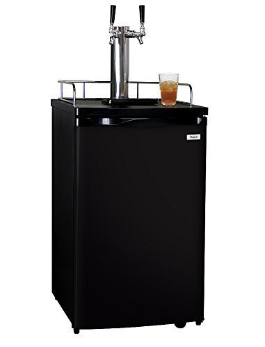 Kegco Kombucharator Kombucha Keg Dispenser with 1 Tap Ball Lock Dispense System - Black N3