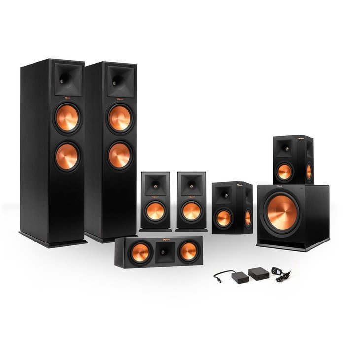 Klipsch 7.1 RP-250 Reference Premiere Surround Sound Speaker Package with R-110SW Subwoofer and a FREE Wireless... N7