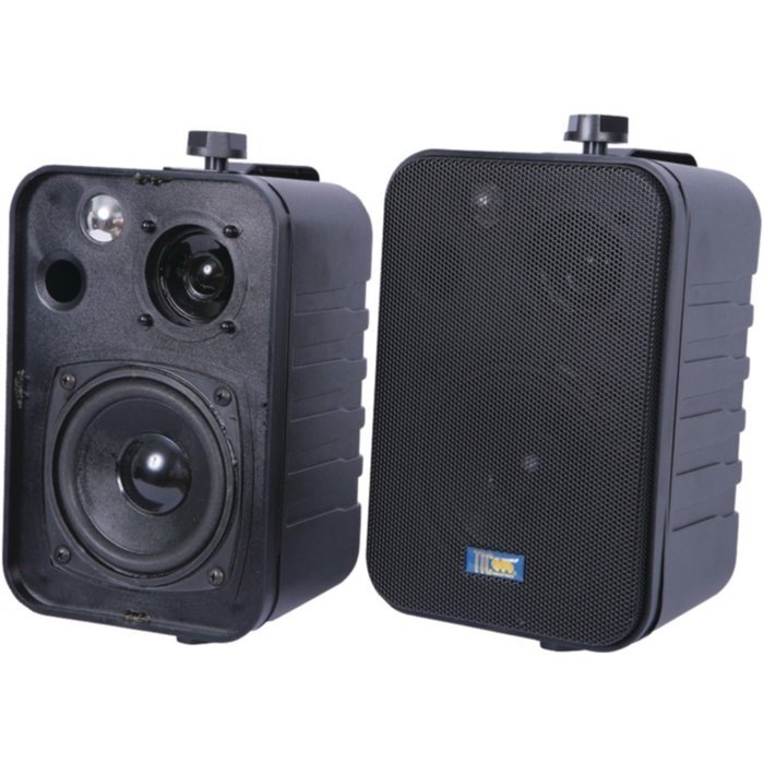 TIC ASP25-B 3-Way Speakers Indoor/Outdoor 50W Pair Black Consumer Electronics