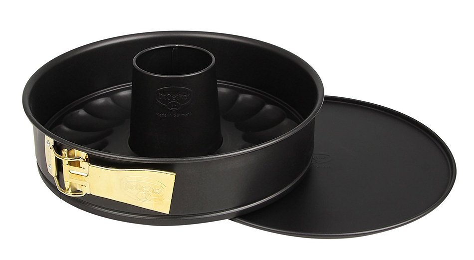 Dr.Oetker Spring form "Back-Freude" With Flat-And Tubular Base, O10.24", Black